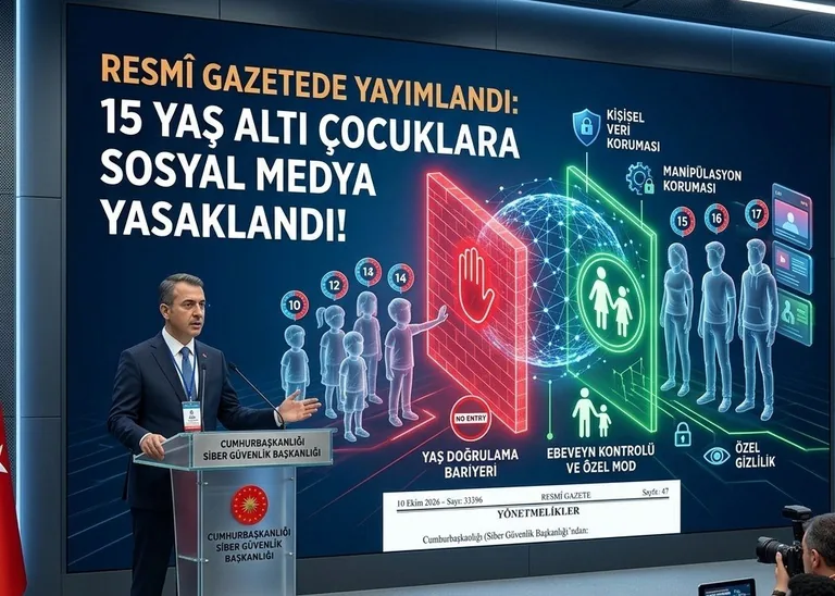 Resmi Gazete'de Yayımlandı: 15 Yaşından Küçük çocuklara Sosyal Medya Yasaklandı! — haber görseli
