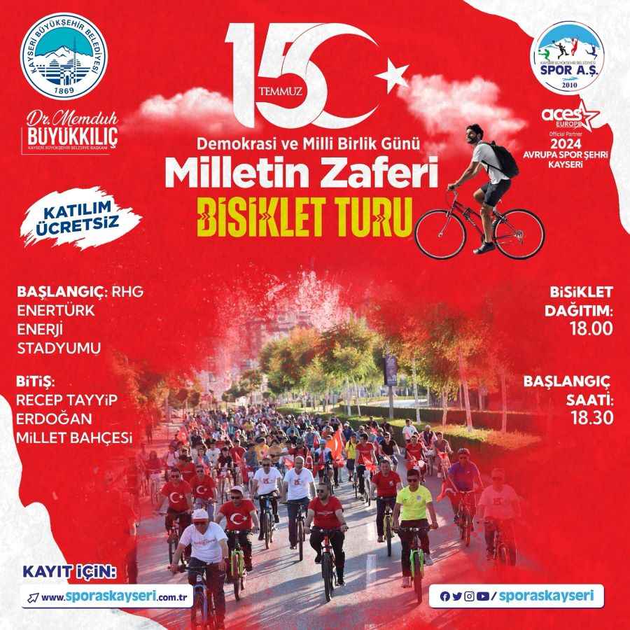 kayseri-buyuksehir-belediyesi-spor-as-tarafindan-15-temmuz-demokrasi-ve-milli-birlik-gunune-ozel-milletin-zaferi-sloganiyla-bisiklet-turu-etkinligi-duzenleniyor