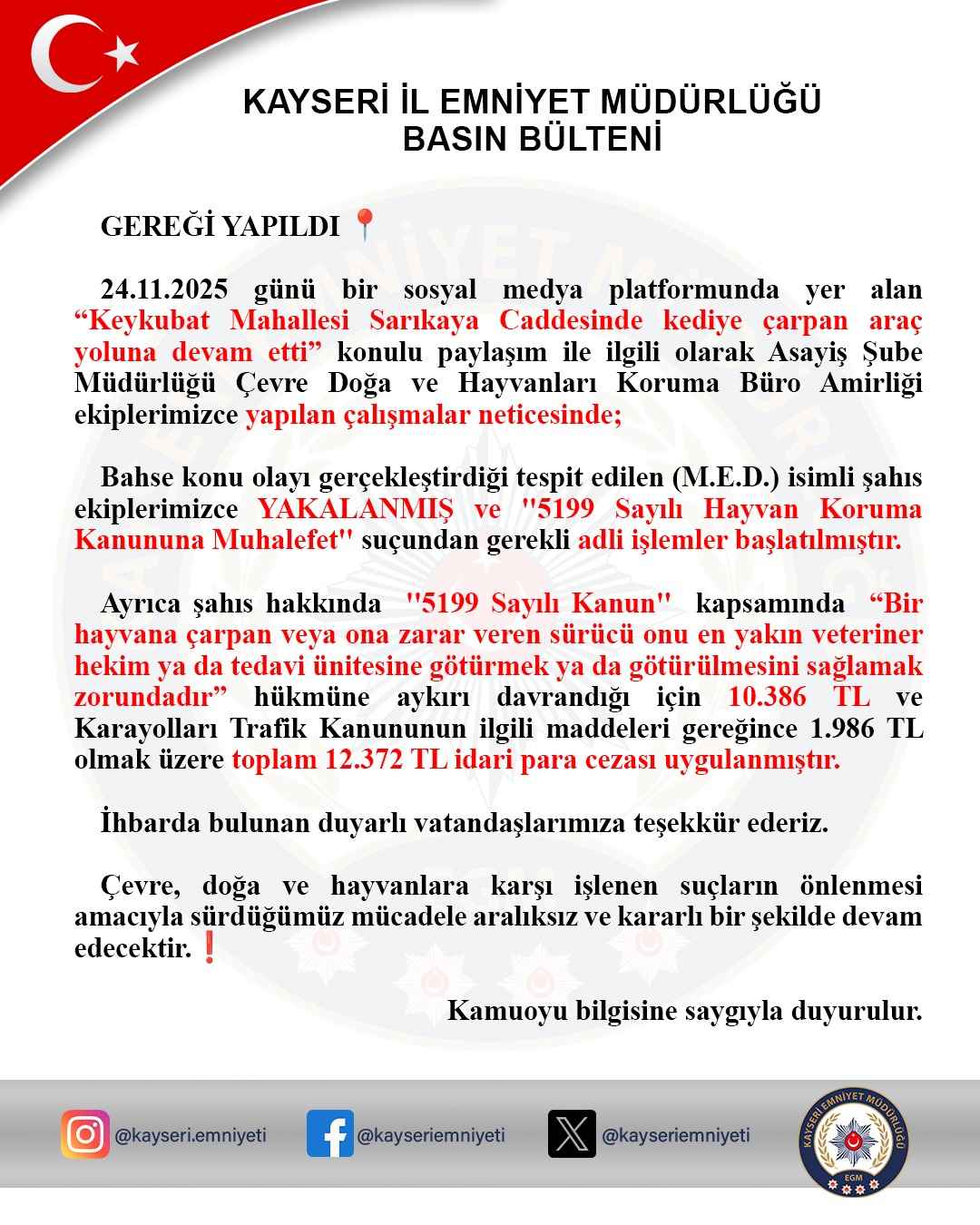 kayseride-sahipsiz-kediye-carpip-kacan-surucu-kamera-incelemeleriyle-tespit-edilerek-toplam-12-bin-372-lira-para-cezasina-carptirildi-kedi-olay-yerinde-hayatini-kaybetti