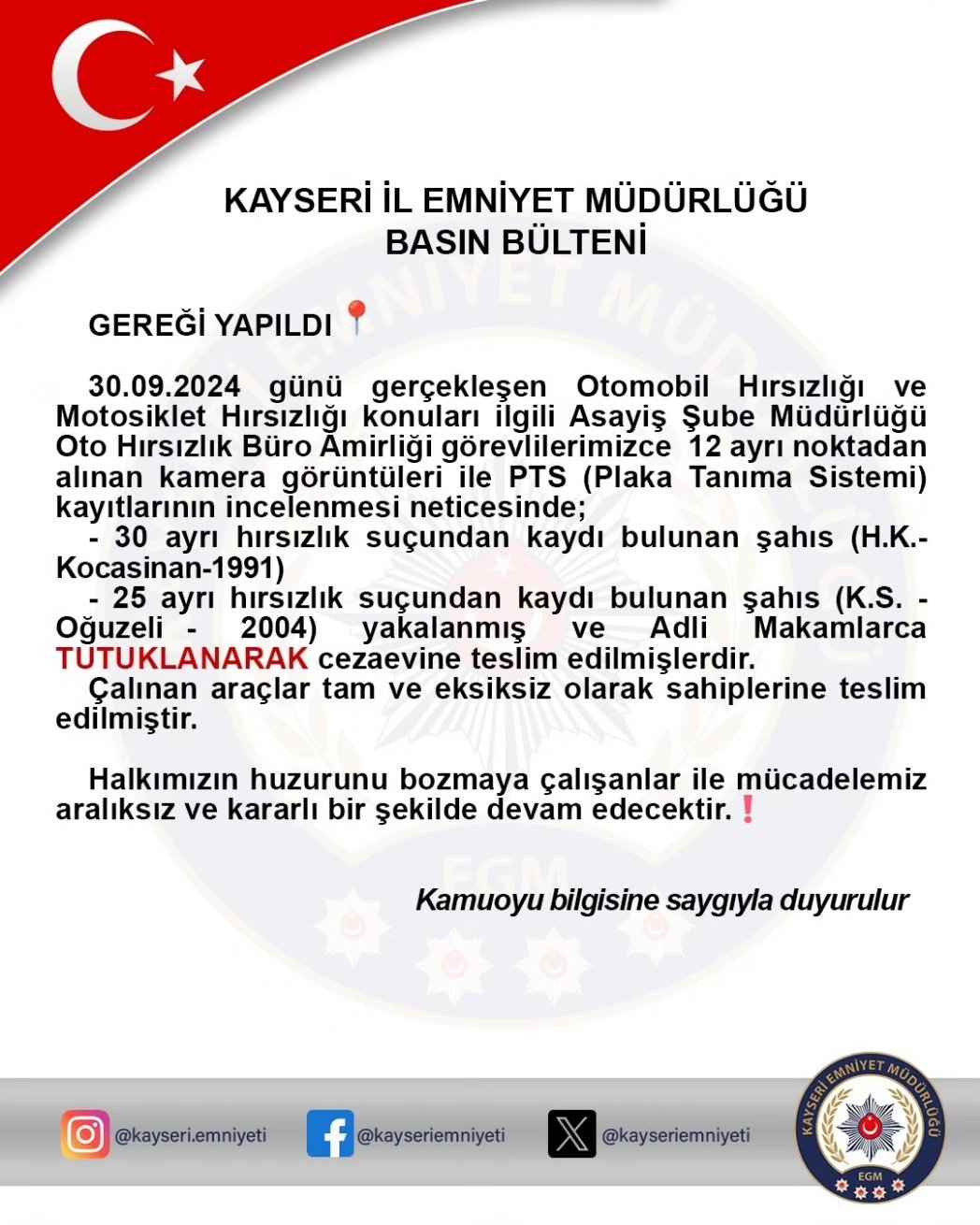 kayseri-il-emniyet-mudurlugu-ekipleri-otomobil-ve-motosiklet-hirsizligiyla-ilgili-yuruttukleri-calismalar-kapsaminda-30-ayri-hirsizlik-sucundan-aranan-hk-ve-25-ayri-hirsizlik-kaydi-bulunan-ksyi-yakalayarak-adli-makamlara-teslim-etti