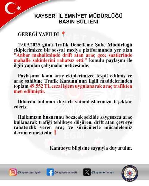 kayseri-ambar-mahallesinde-gece-drift-yapan-arac-sosyal-medyaya-yansidi-surucuye-49552-tl-ceza-kesildi-arac-trafikten-men-edildi