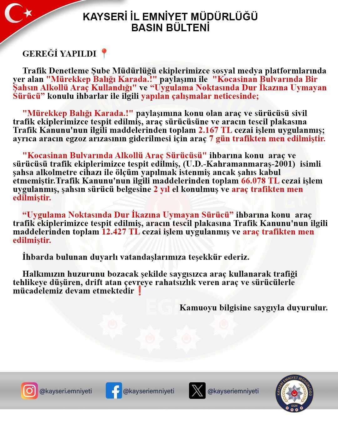 kayseride-trafik-magandalarina-goz-actirilmadi-alkollu-surucuye-66-bin-tl-ceza-ve-2-yil-ehliyet-soku-yasatilirken-egzozu-mevzuata-aykiri-arac-7-gun-trafikten-men-edildi