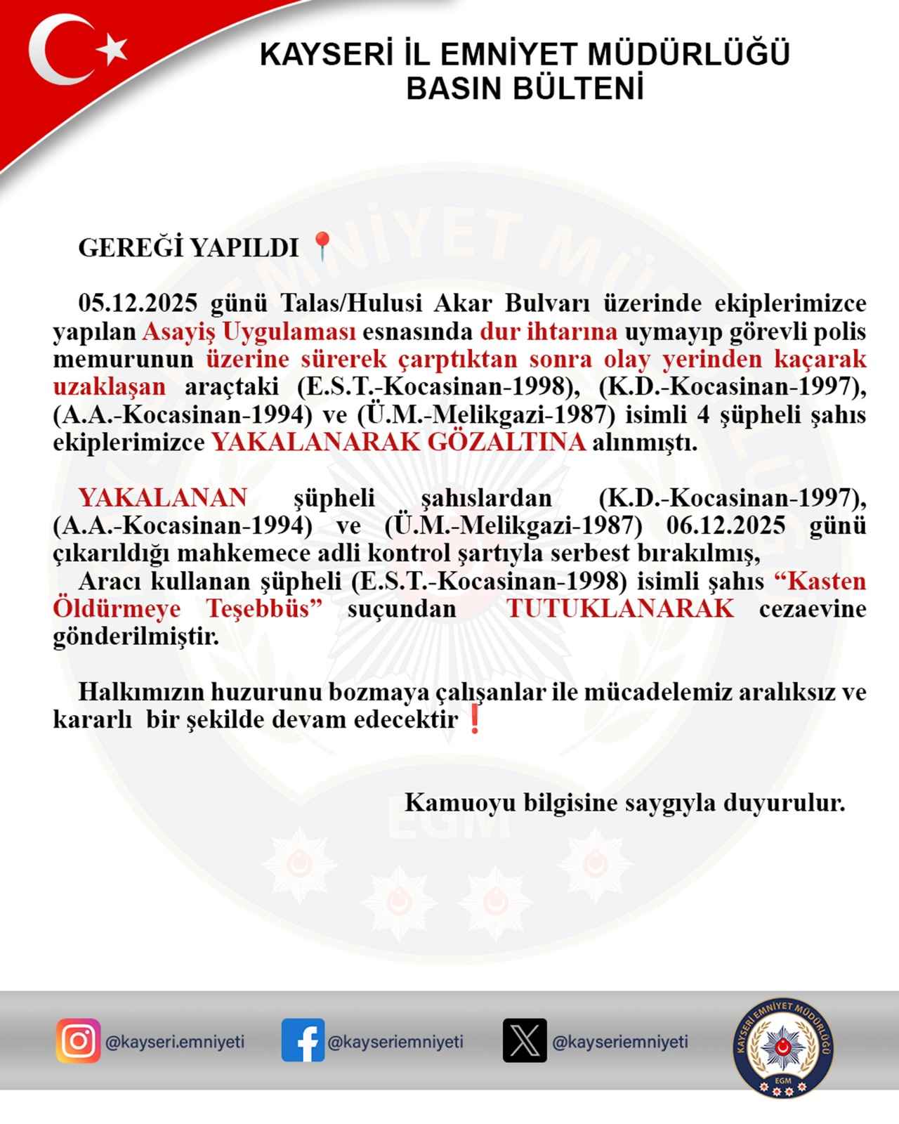 kayseride-asayis-uygulamasinda-polis-memuruna-carpip-kacan-enes-sermet-t-tutuklandi-aractaki-3-kisi-adli-kontrolle-serbest-birakildi