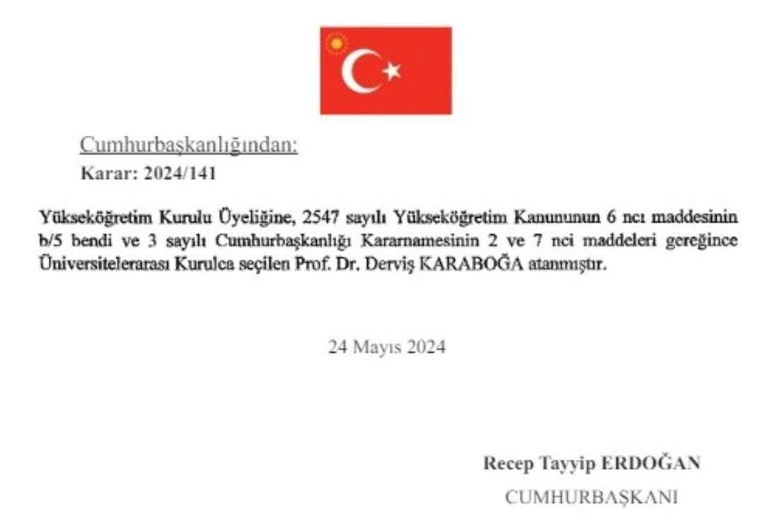 cumhurbaskani-recep-tayyip-erdoganin-imzasiyla-resm-gazetede-atamalar-gerceklesti-atama-kararlari-arasinda-erciyes-universitesinden-dervis-karabogada-yer-aldi