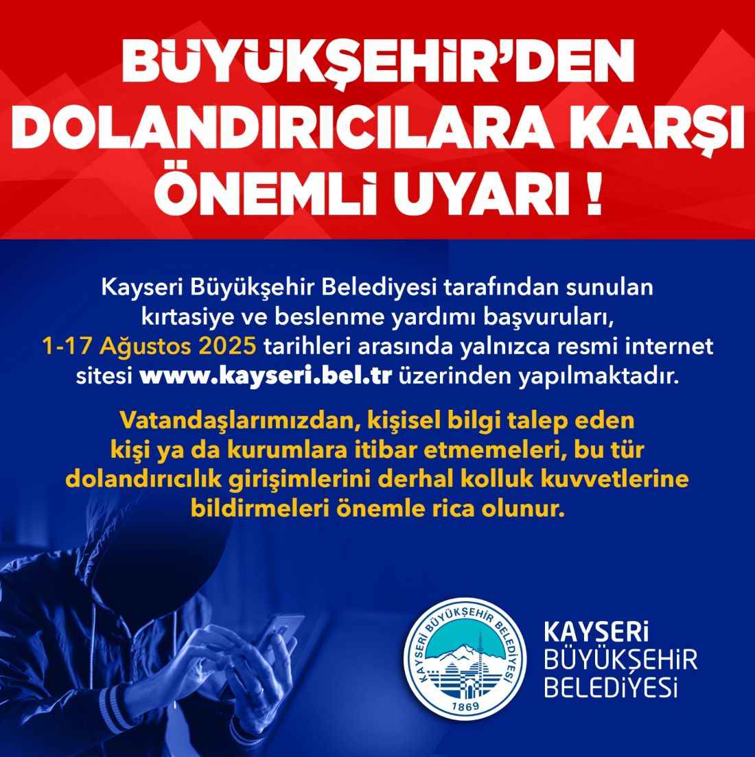 kayseri-buyuksehir-belediyesi-kirtasiye-ve-beslenme-yardimi-adi-altinda-dolandiricilik-yapanlara-karsi-uyardi-basvurular-yalnizca-resm-site-uzerinden-yapilacak