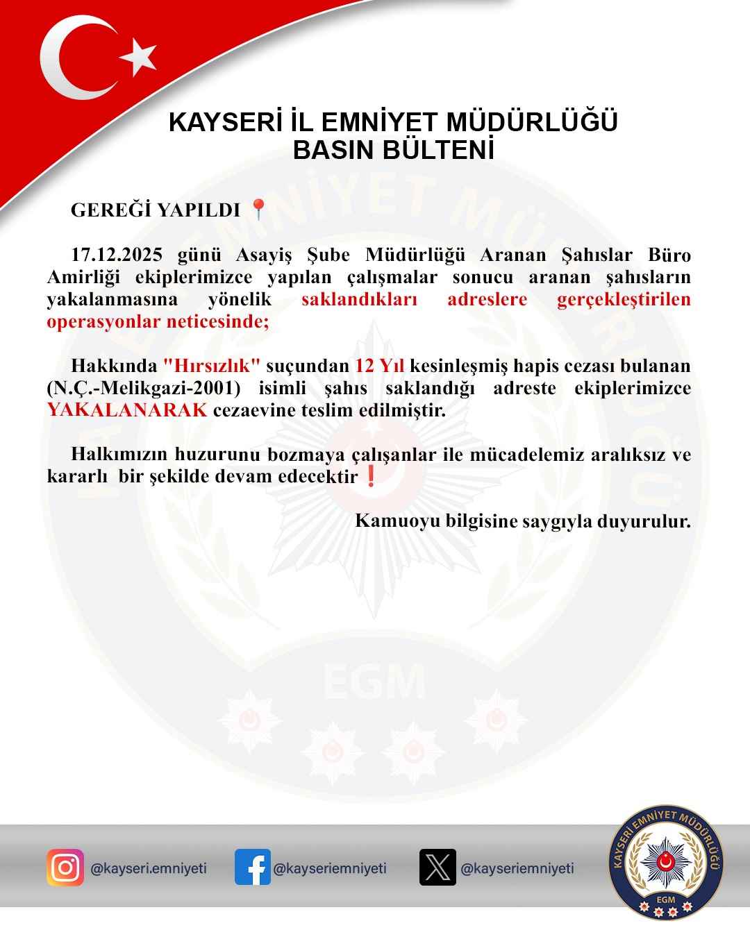 kayseri-il-emniyet-mudurlugu-ekipleri-hakkinda-hirsizlik-sucundan-12-yil-kesinlesmis-hapis-cezasi-bulunan-kadin-sahsi-saklandigi-adreste-yakalayarak-cezaevine-teslim-etti