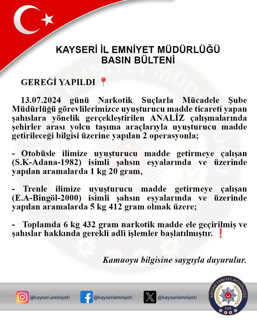 polis-ekipleri-tarafindan-gerceklestirilen-operasyonlar-kapsaminda-sk-ve-eanin-uzerinde-toplam-6-kilogram-432-gram-narkotik-madde-ele-gecirildi