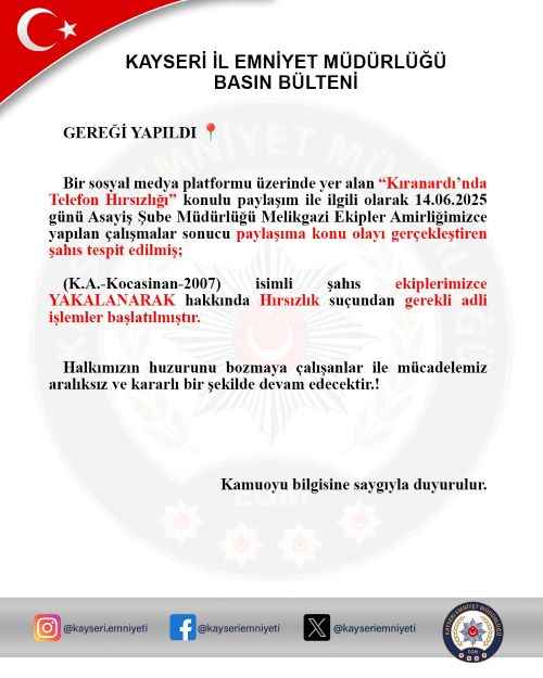 kayseride-sosyal-medyada-gundem-olan-telefon-hirsizligi-olayinin-faili-polis-ekiplerince-kisa-surede-yakalandi