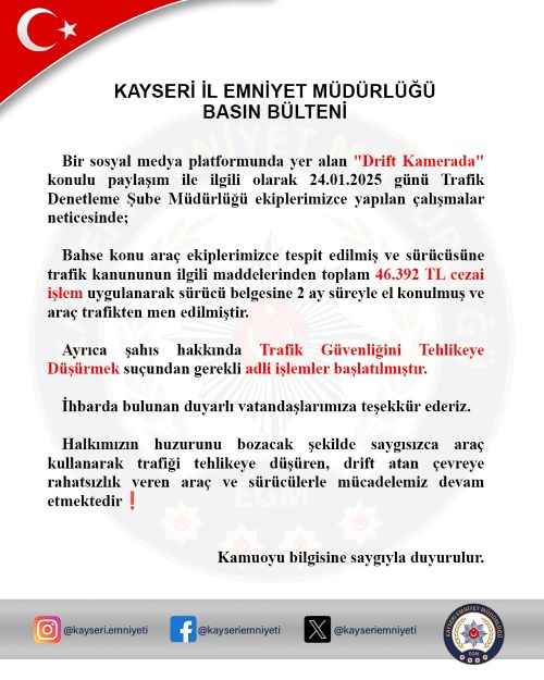 kayseride-sosyal-medyada-hizla-yayilan-drift-goruntuleri-sonrasi-polis-ekipleri-surucuyu-yakaladi-46-bin-tl-ceza-ve-adli-islem-baslatildi