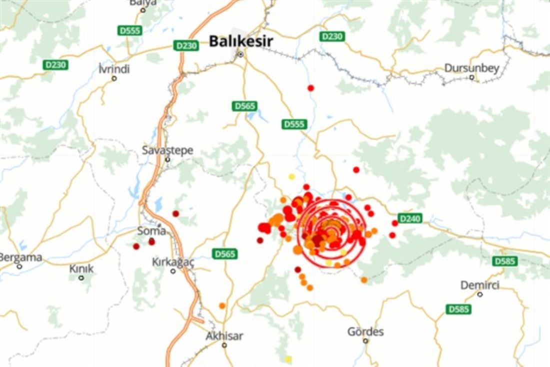 Balıkesir’de 4.1 büyüklüğünde deprem meydana geldi.