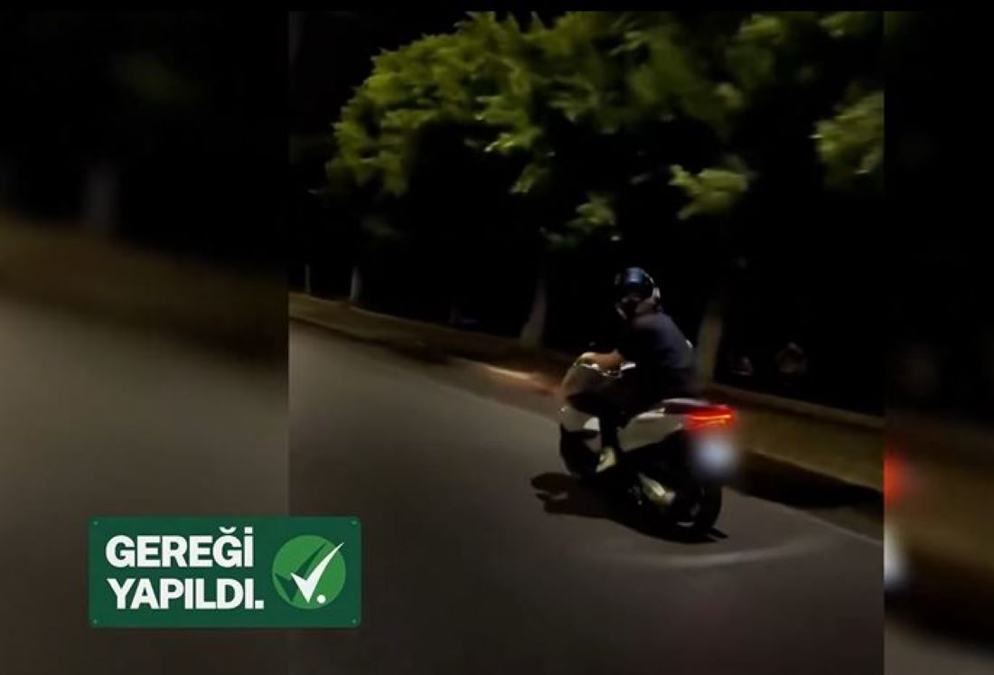 Antalya Sondakika: Alanya’da motosikletin ön tekerini kaldırarak trafiği tehlikeye atan sürücü yakalandı.