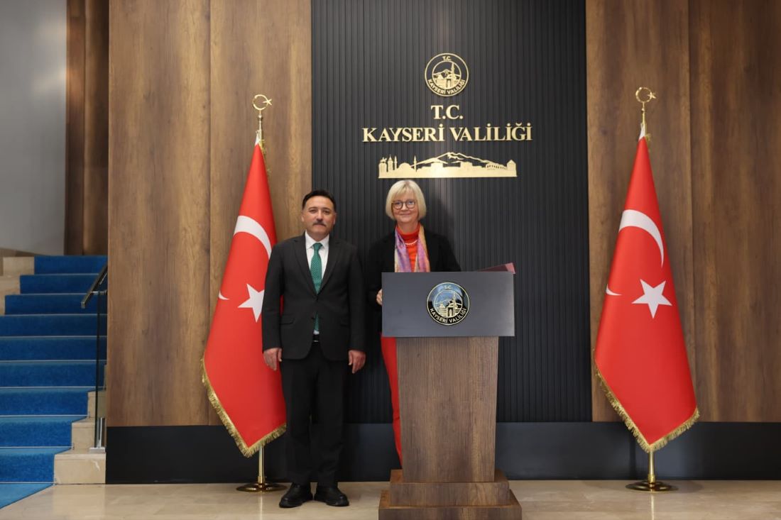 Kayseri - Almanya'nın Ankara Büyükelçisi Sibylle Katharina Sorg, Kayseri Valisi Gökmen Çiçek'i ziyaret etti.