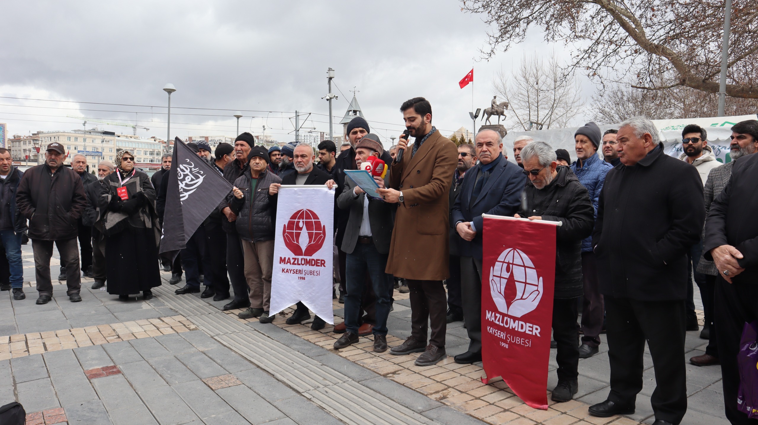 Kayseri’de MAZLUMDER’den ABD ve İsrail’e Tepki
