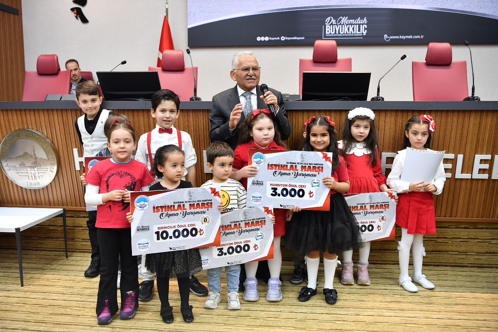 KAYMEK’in İstiklal Marşı Okuma Yarışmasında Ödüller Sahiplerini Buldu