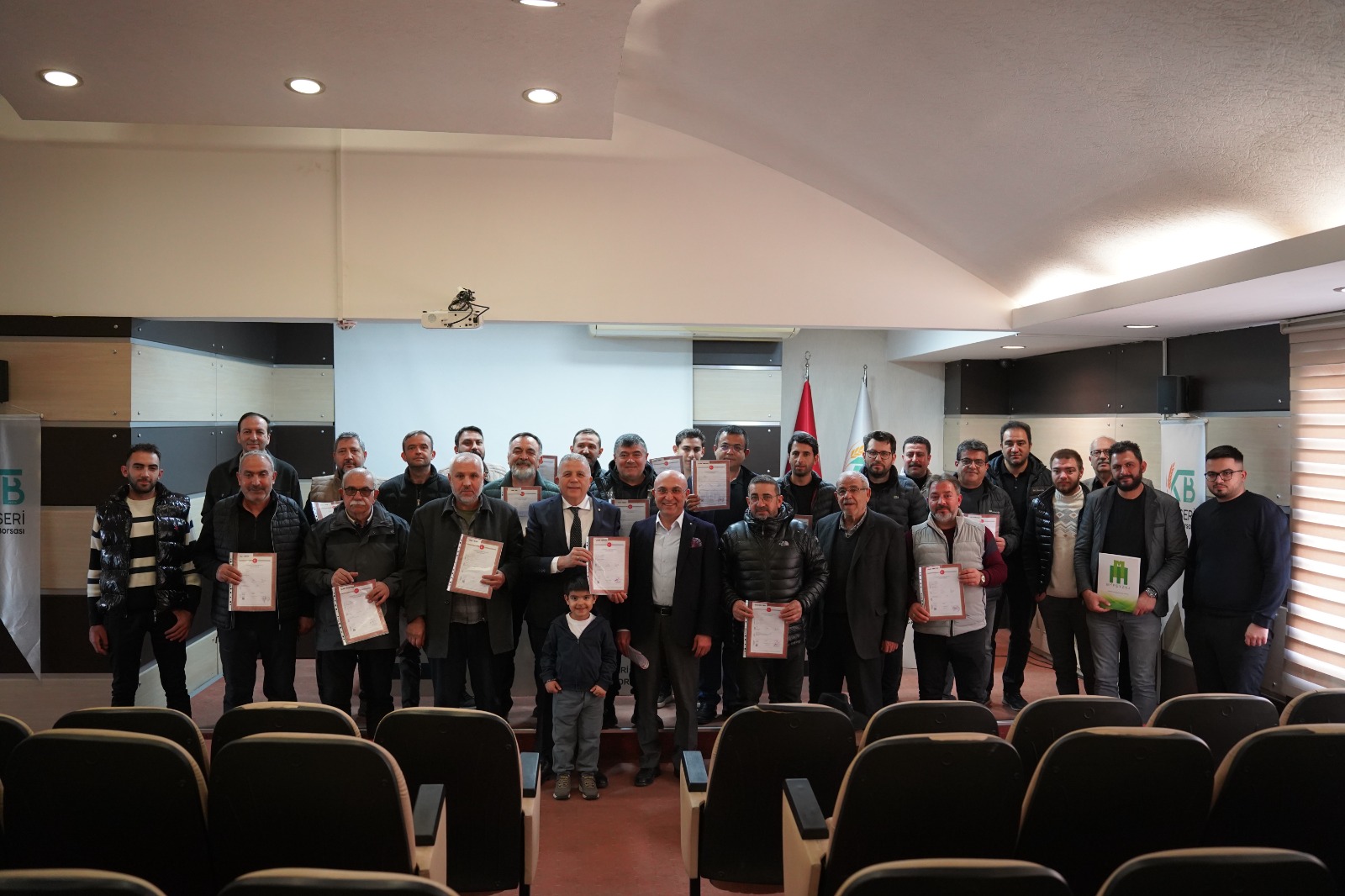 Kayseri Ticaret Borsası Hububat ve Çekirdek Merkezi’nde Tapular Teslim Edildi