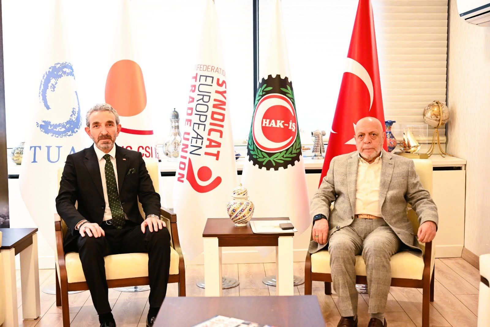 HAK-İŞ Kayseri İl Başkanı Navruz’dan Genel Başkan Arslan’a ziyaret