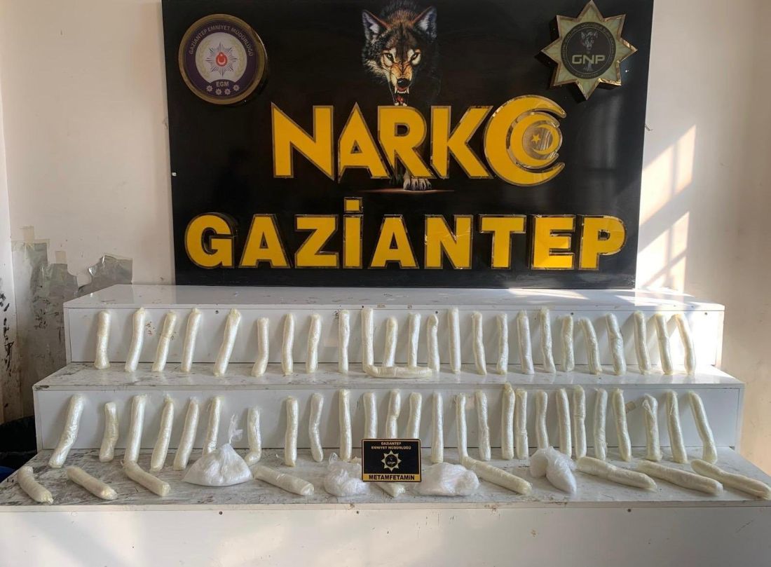 Gaziantep’te Büyük Operasyon! 10 Kilo 900 Gram Metamfetamin Ele Geçirildi