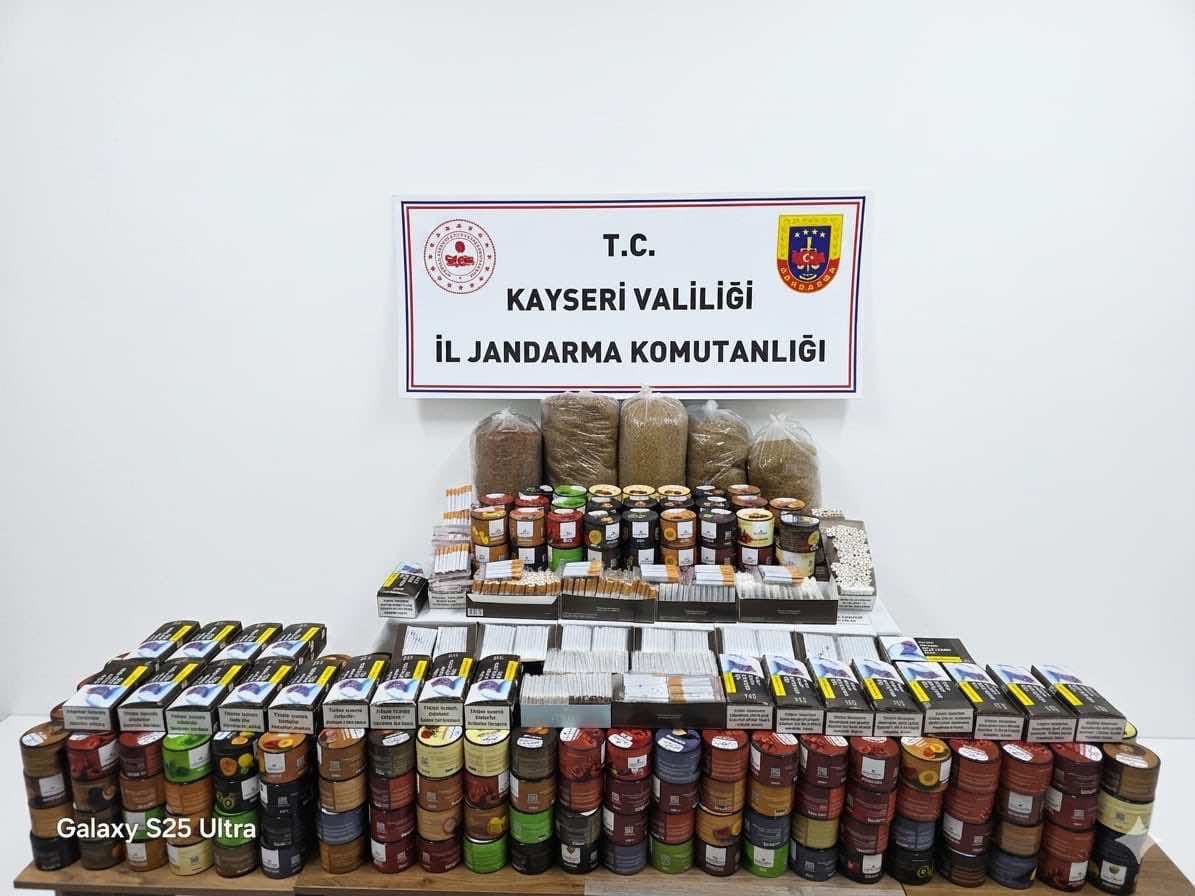 Yahyalı’da Kaçak Tütün Ticaretine Jandarmadan Darbe
