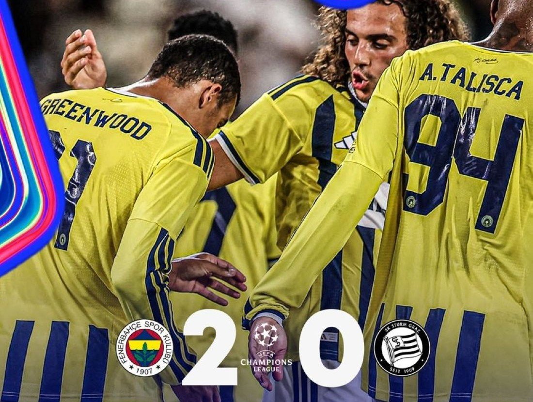 Kadıköy'de Fener Şov! Şampiyonlar Ligi'nde 2 Gollü Galibiyet