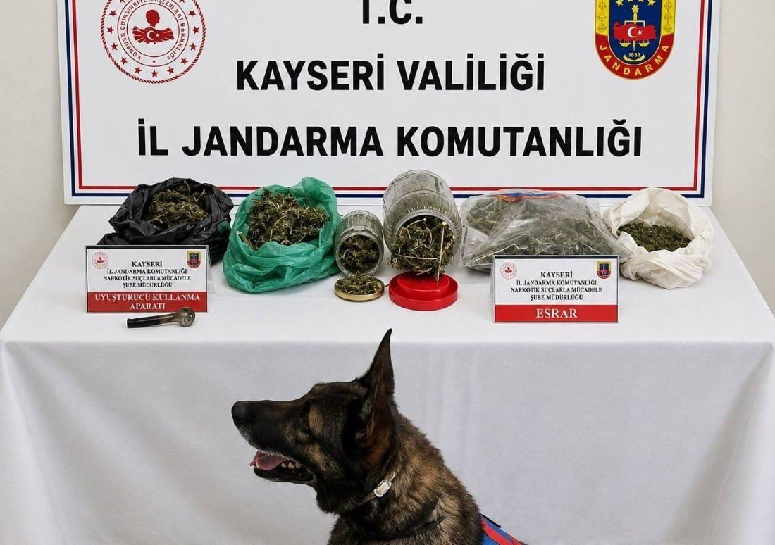 Yahyalı’da Jandarmadan Uyuşturucu Operasyonu: 1 Kilo 200 Gram Esrar Ele Geçirildi