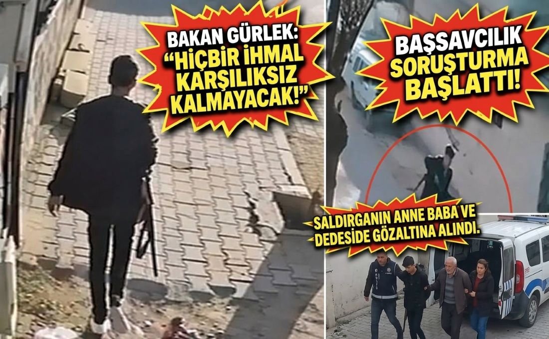 Turgutlu'da Yaralı Sayısı 11'e Yükseldi! Saldırganın Anne,Baba ve Dedesi Gözaltına Alındı