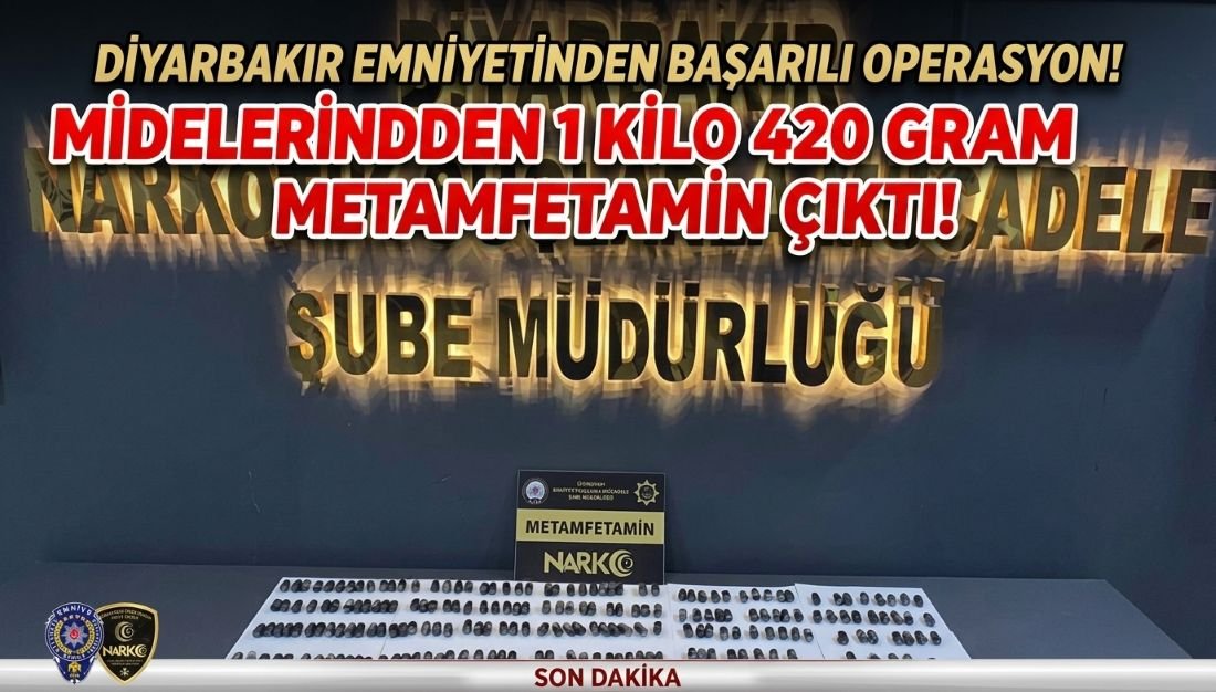 Gazeteci Aydan Yıldırım Yazdı... MİDELERİNDEN 1 KİLO 420 GRAM METAMFETAMİN ÇIKTI!