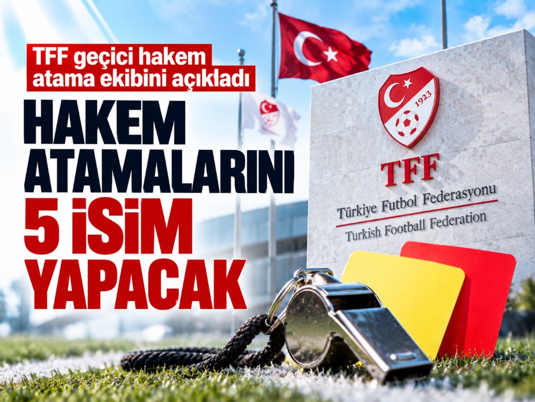 GEÇİCİ MHK BELİRLENDİ! HAKEMLERİ 5 KİŞİLİK KURUL ATAYACAK... İŞTE LİSTE 