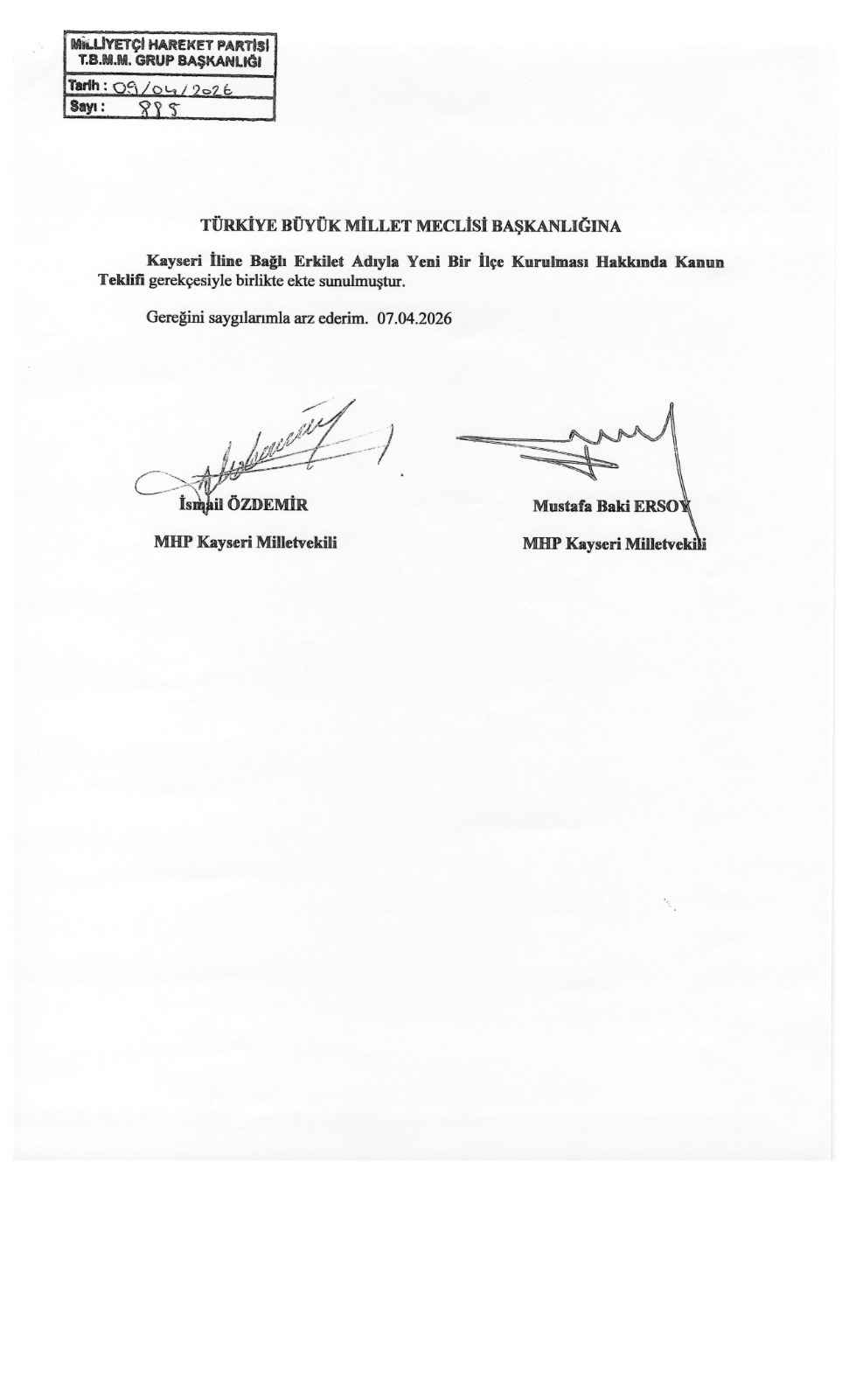 mhp-kayseri-milletvekilleri-ismail-ozdemir-ve-baki-ersoy-sehrin-kroniklesen-idari-yogunluguna-nester-vurmak-icin-tarihi-bir-kanun-teklifini-tbmmye-sundu-hazirlanan-teklif-kayserinin-devasa-yerlesim-alanlari-haline-gelen-gesi-ve-erkilet-bolgelerinin-mustakil-birer-ilce-statusune-kavusturulmasini-ongoruyor