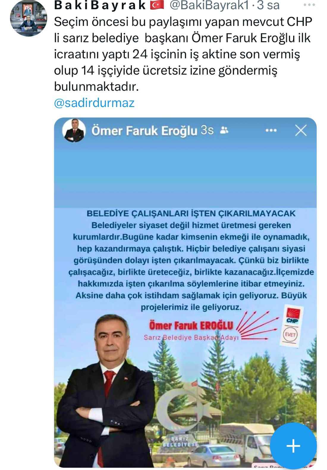 sariz-eski-belediye-baskani-baki-bayrak-24-belediye-personelinin-isine-son-verildigini-ve-14-iscinin-de-ucretsiz-izne-gonderildigini-iddia-etti