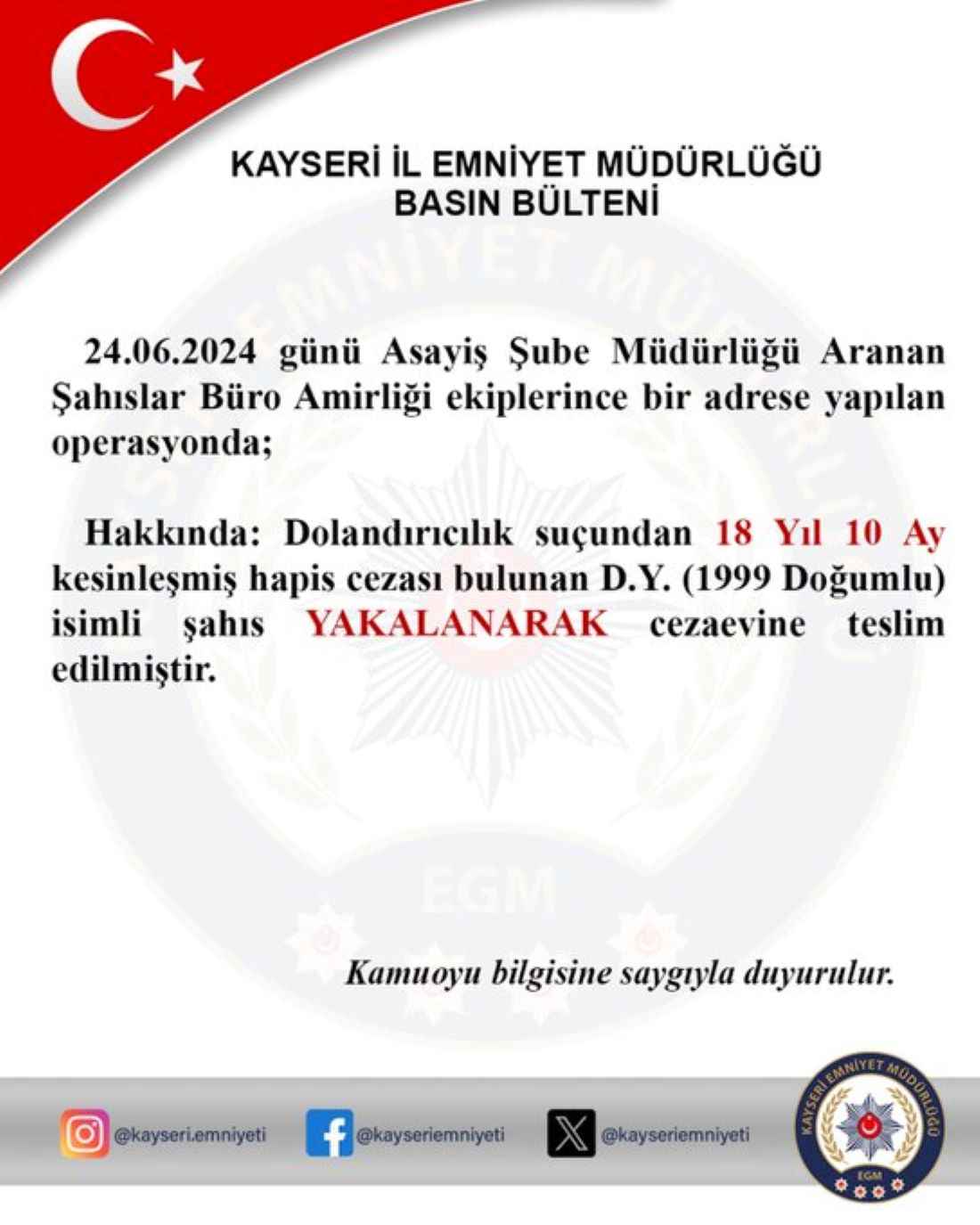 aranan-sahislar-buro-amirligi-ekiplerince-24-haziran-2024-tarihinde-duzenlenen-operasyonda-dolandiricilik-sucundan-18-yil-10-ay-kesinlesmis-hapis-cezasi-bulunan-dy-1999-dogumlu-yakalandi