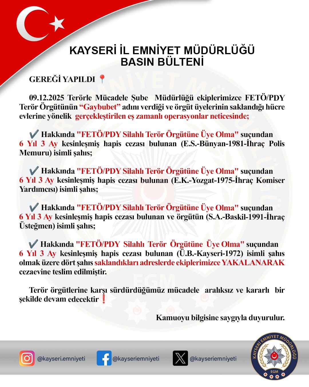 fetopdy-teror-orgutunun-gaybubet-olarak-adlandirdigi-ve-orgut-uyelerinin-saklandigi-hucre-evlerine-yonelik-es-zamanli-operasyon-duzenledi-operasyonlarda-haklarinda-kesinlesmis-hapis-cezasi-bulunan-4-kisi-yakaland