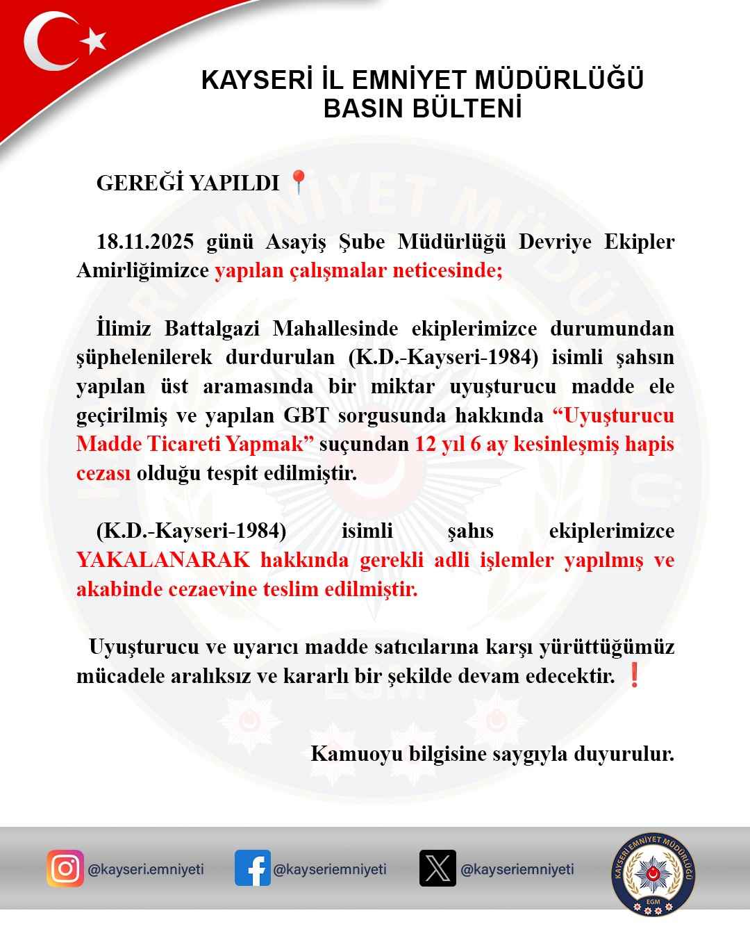 kayseri-il-emniyet-mudurlugu-battalgazi-mahallesinde-duzenledigi-operasyonla-uyusturucu-madde-ticareti-yaptigi-tespit-edilen-bir-kisiyi-yakaladi