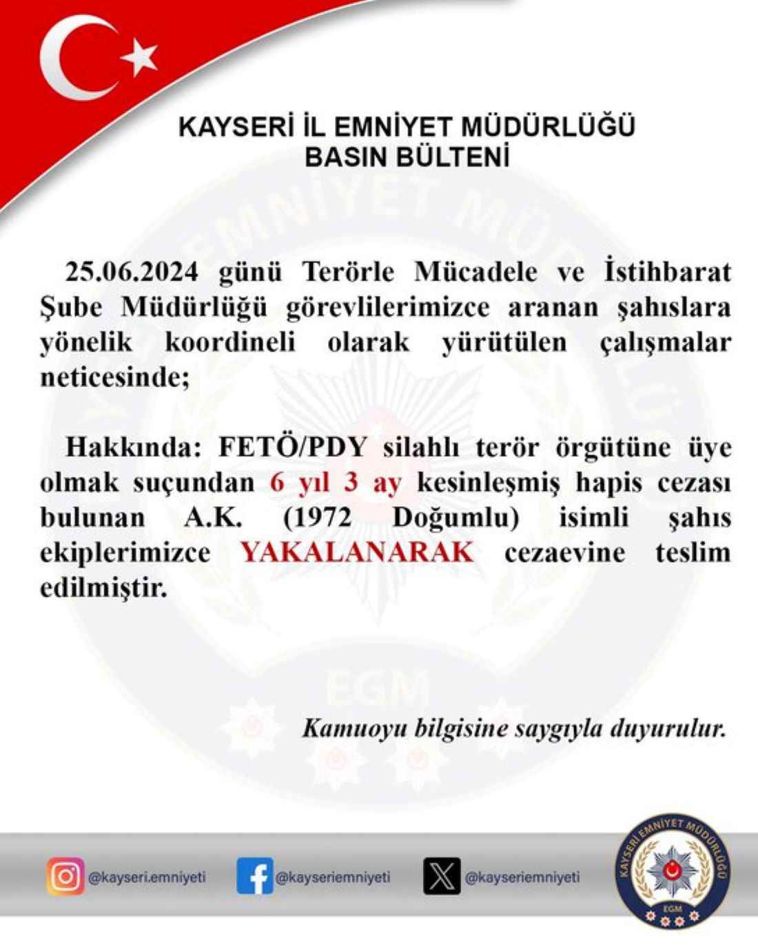 kayseride-teror-orgutune-uye-olmaktan-6-yil-3-ay-kesinlesmis-hapis-cezasi-bulunan-52-yasindaki-sahis-polis-ekiplerinin-yaptigi-operasyonla-yakalandi