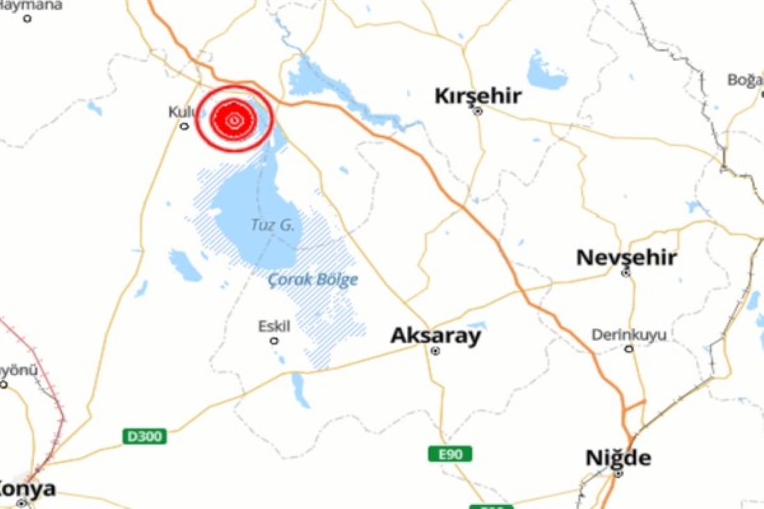 Konya’nın Kulu İlçesinde 5.2 Büyüklüğünde Deprem!